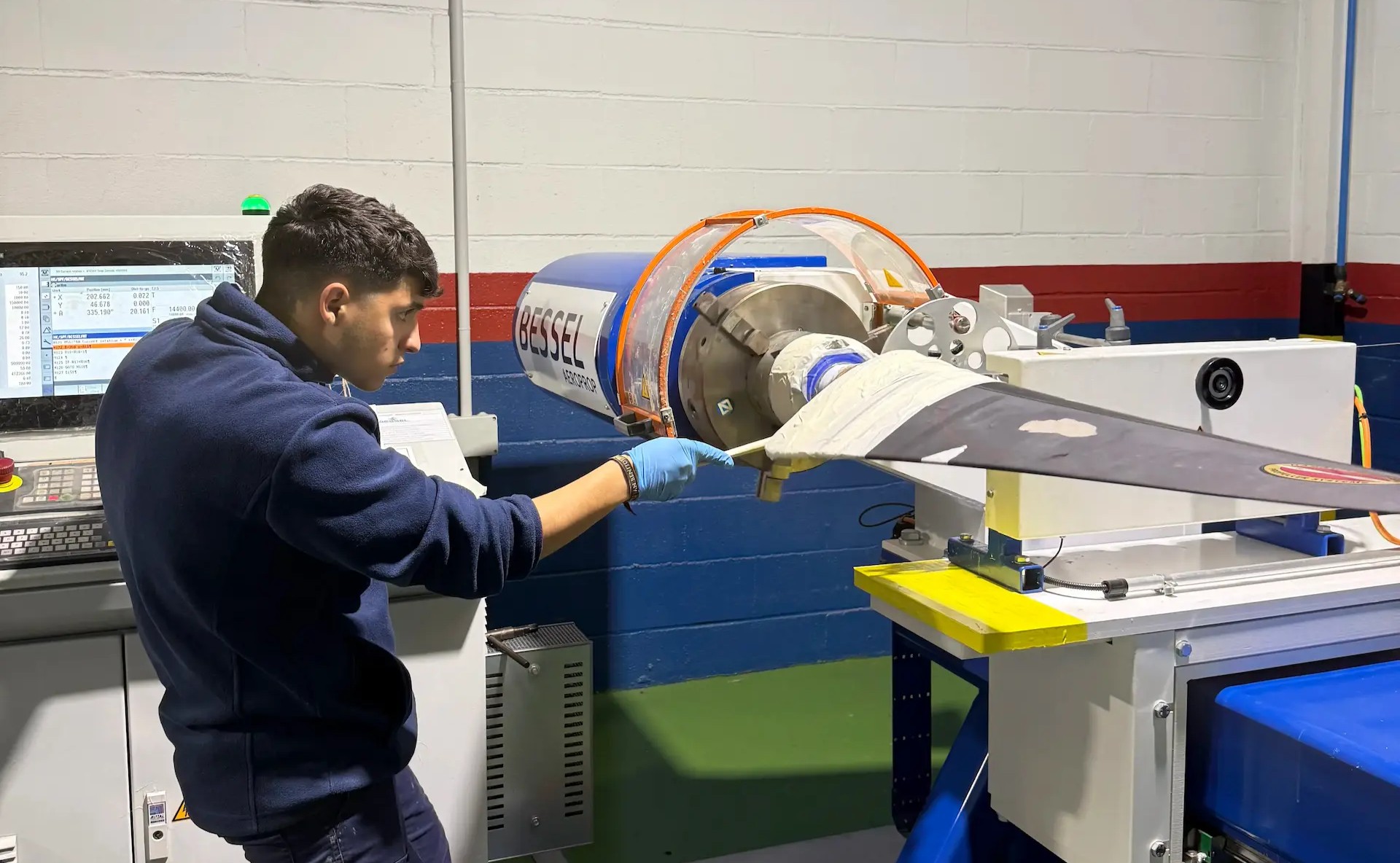 Proceso de compression wrap Aeroprop